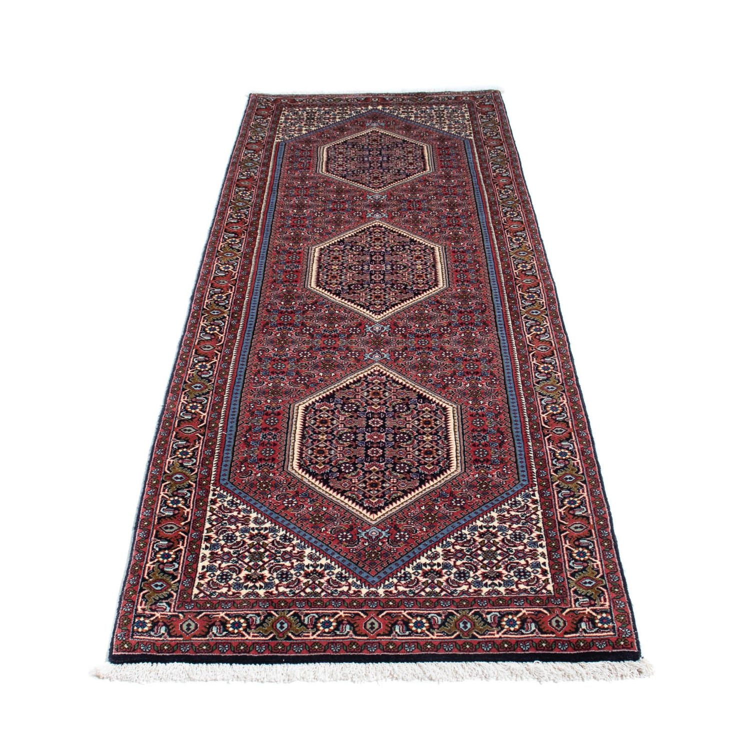 Tappeto corsia Tappeto Persero - Bidjar - 245 x 74 cm - rosso chiaro