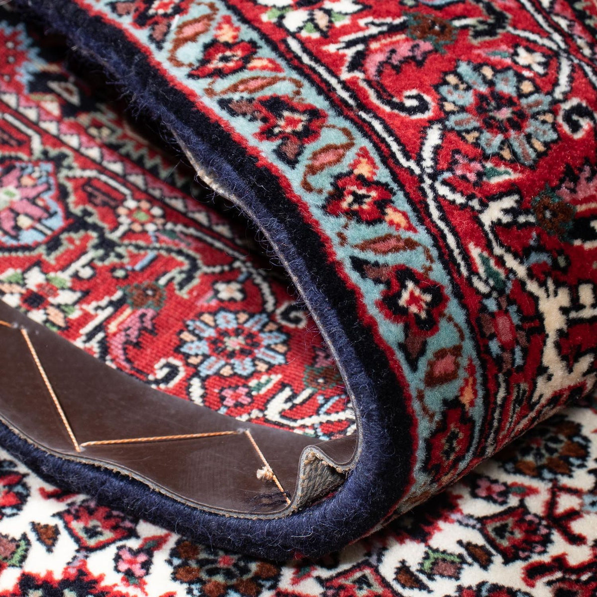 Tappeto corsia Tappeto Persero - Bidjar - 212 x 74 cm - rosso scuro