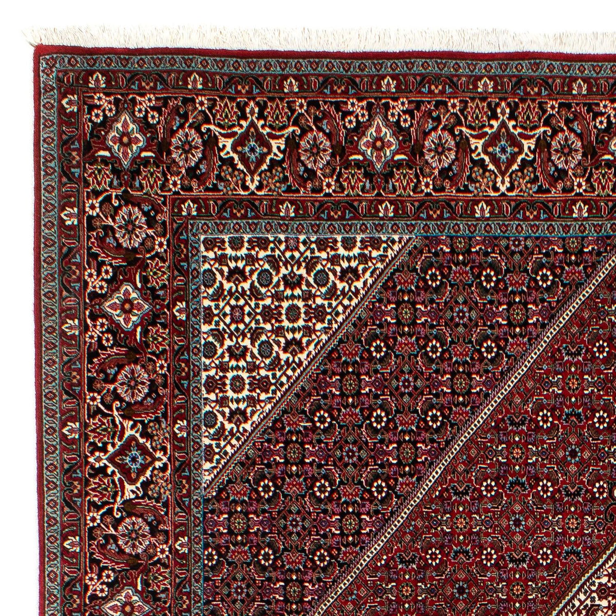 Tappeto Persero - Bidjar - 295 x 202 cm - rosso scuro