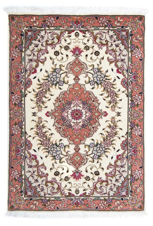 Tappeto Persero - Tabriz - Reale - 90 x 60 cm - beige