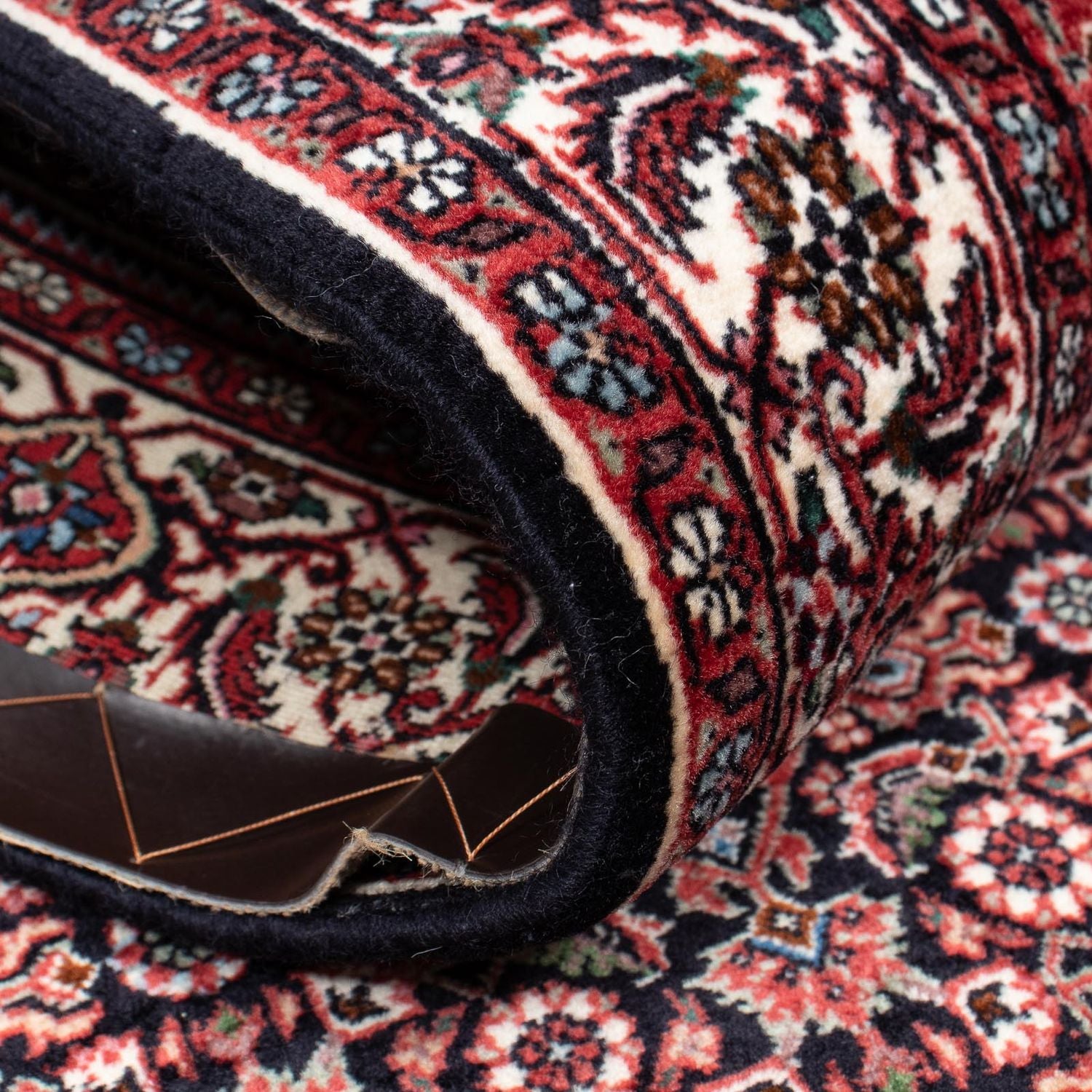Tappeto corsia Tappeto Persero - Bidjar - 203 x 100 cm - blu scuro
