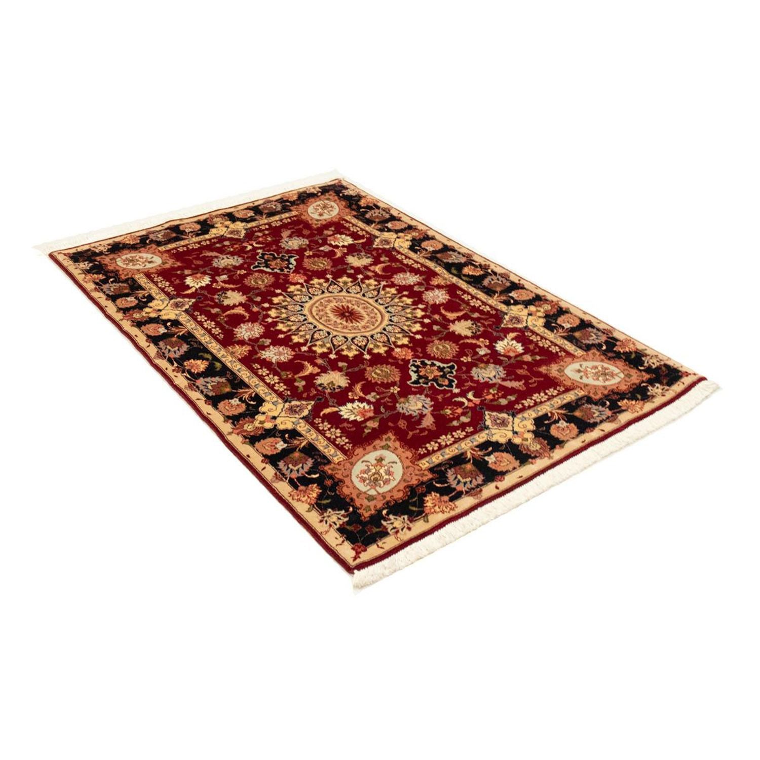 Tappeto Persero - Tabriz - Reale - 150 x 101 cm - rosso