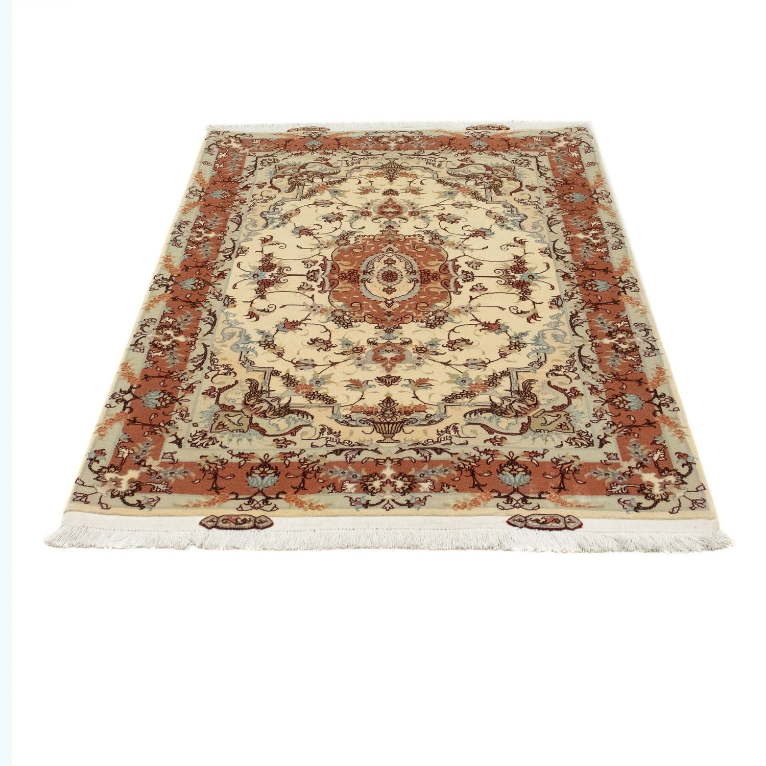 Tappeto Persero - Tabriz - Reale - 151 x 103 cm - beige