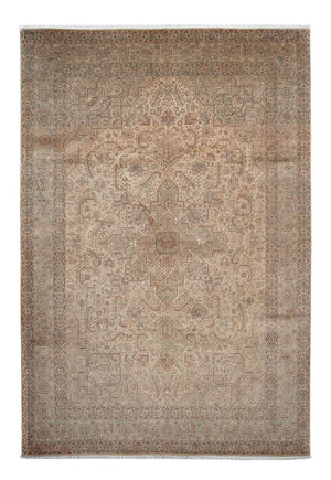 Tappeto Persero - Tabriz - Reale - 296 x 198 cm - marrone chiaro