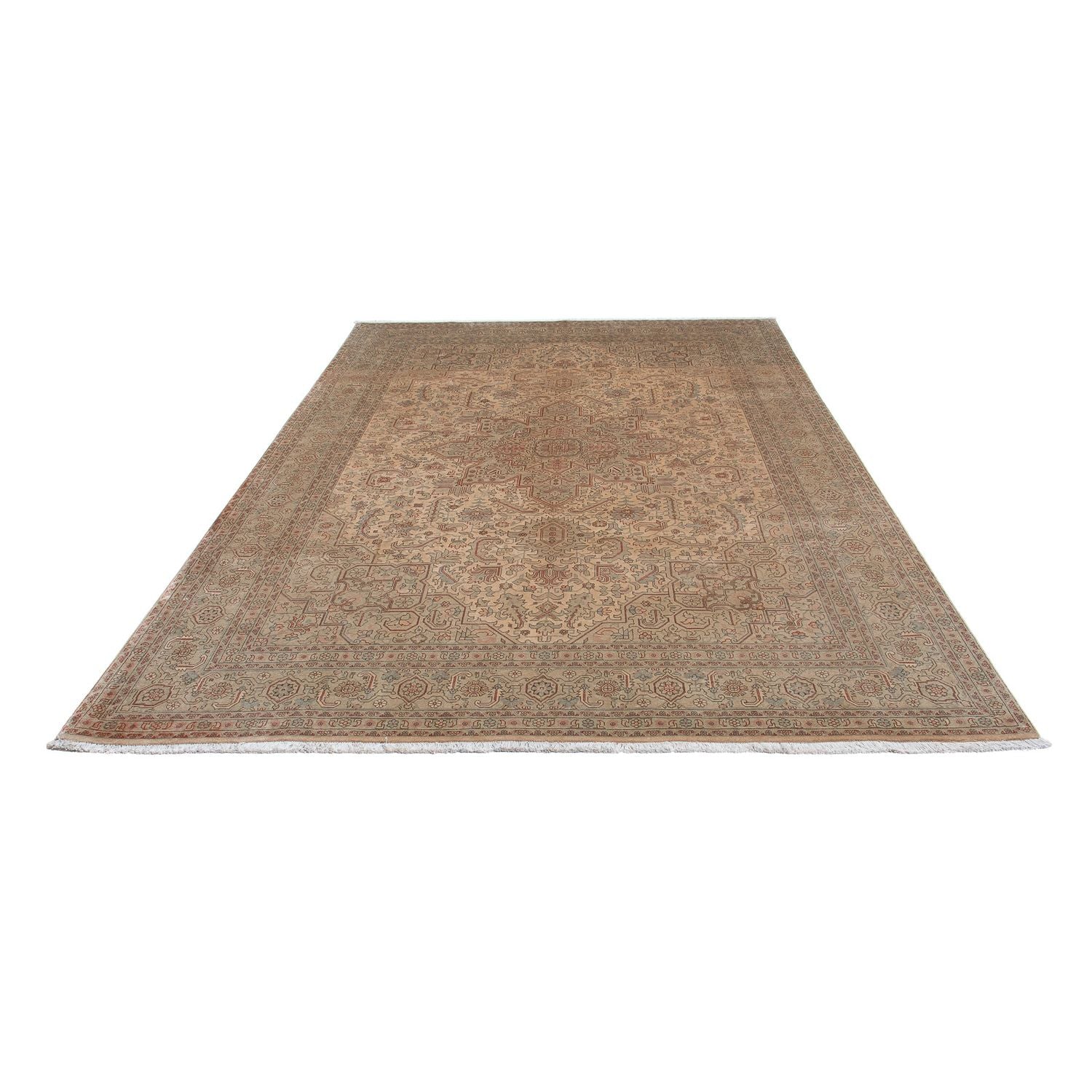 Tappeto Persero - Tabriz - Reale - 296 x 198 cm - marrone chiaro