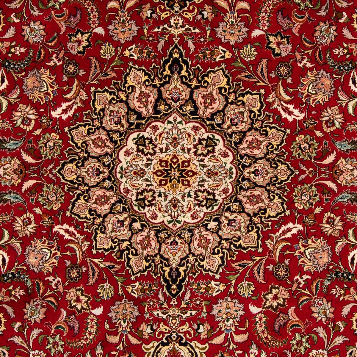 Tappeto Persero - Tabriz - Reale - 308 x 205 cm - rosso scuro