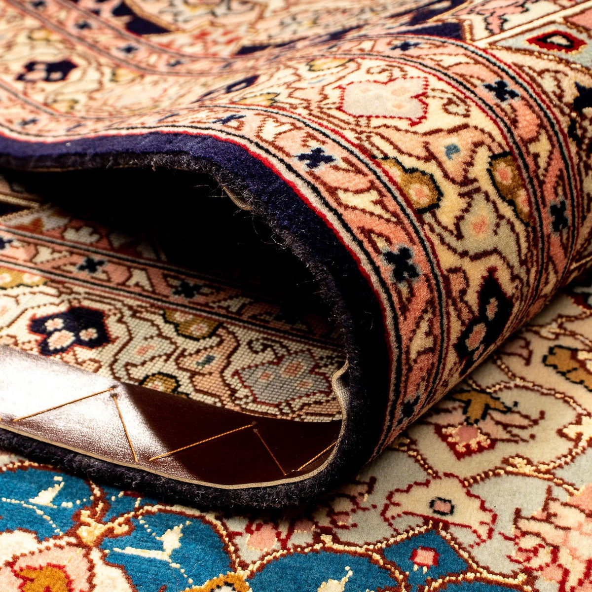 Tappeto Persero - Tabriz - Reale - 338 x 248 cm - blu scuro