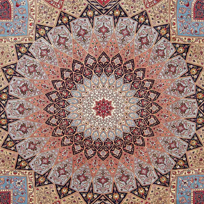 Tappeto Persero - Tabriz - Reale - 298 x 253 cm - multicolore