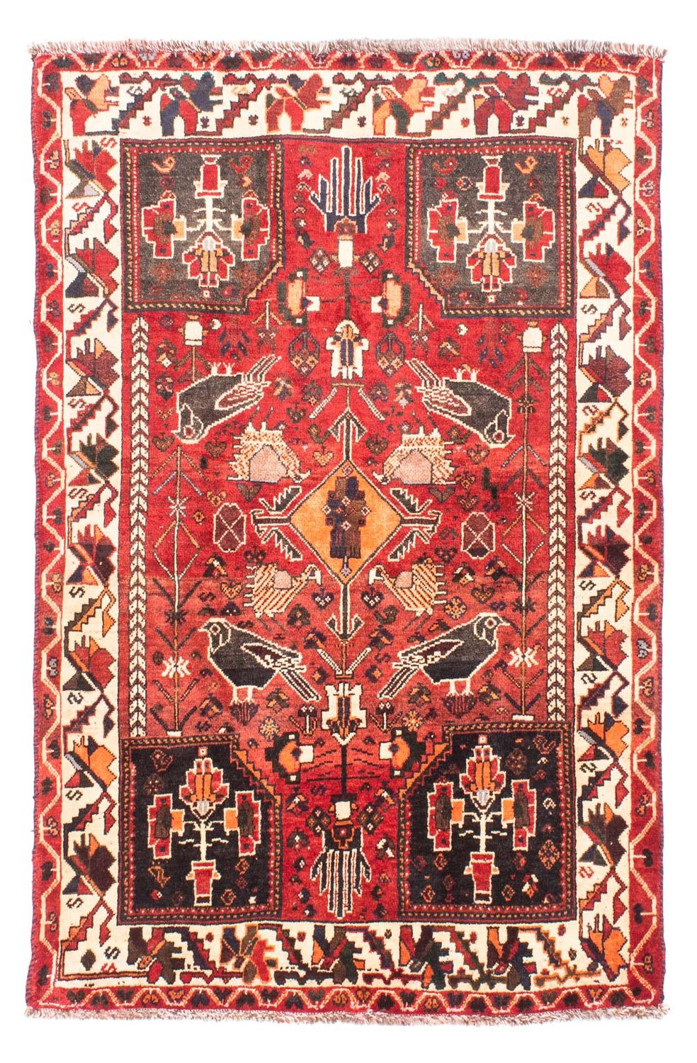 Tappeto Persero - Nomade - 160 x 110 cm - rosso scuro