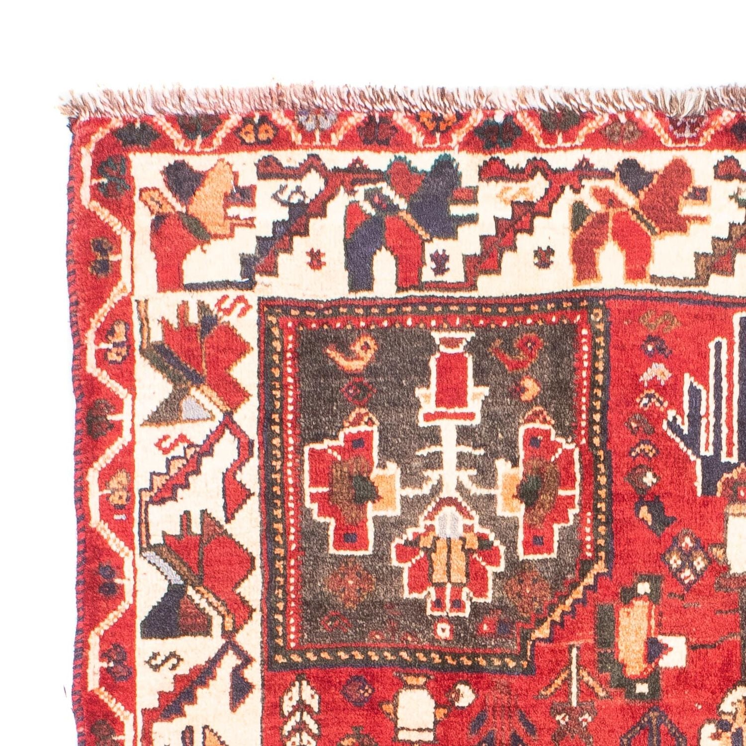 Tappeto Persero - Nomade - 160 x 110 cm - rosso scuro
