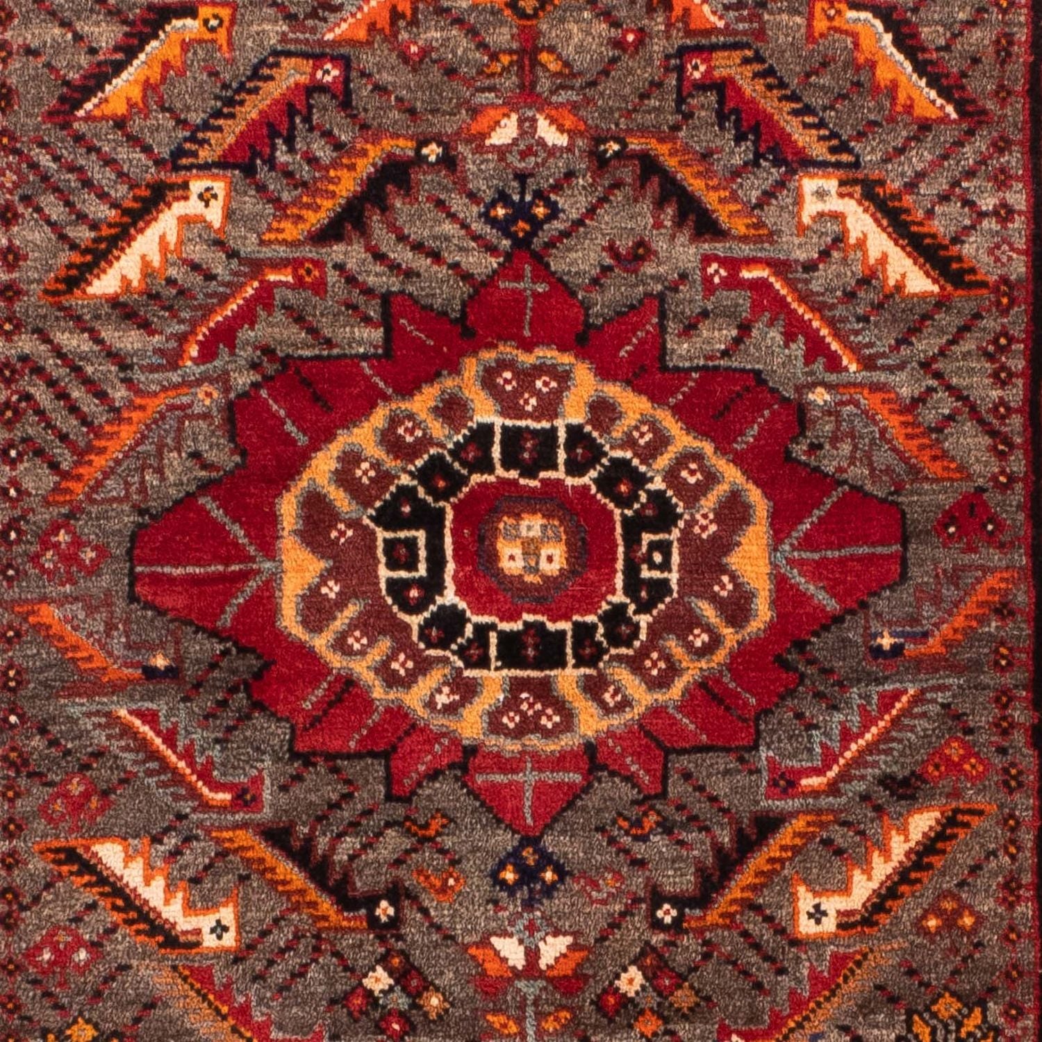 Tappeto corsia Tappeto Persero - Nomade - 168 x 80 cm - rosso scuro