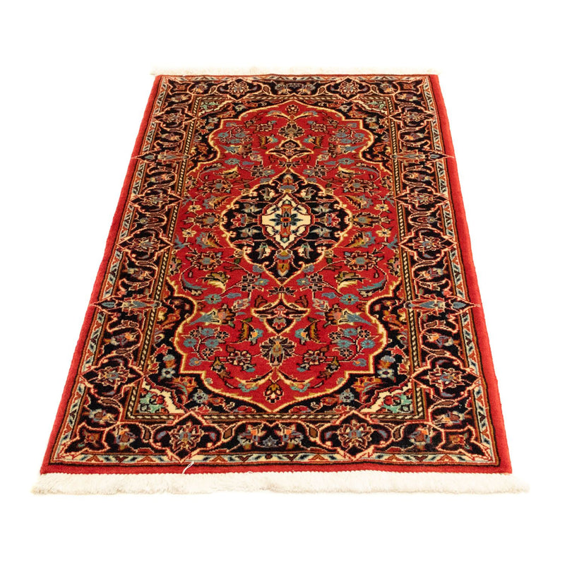 Tappeto Persero - Keshan - 124 x 68 cm - rosso scuro
