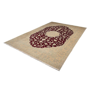 Tappeto Persero - Nain - 288 x 194 cm - rosso scuro