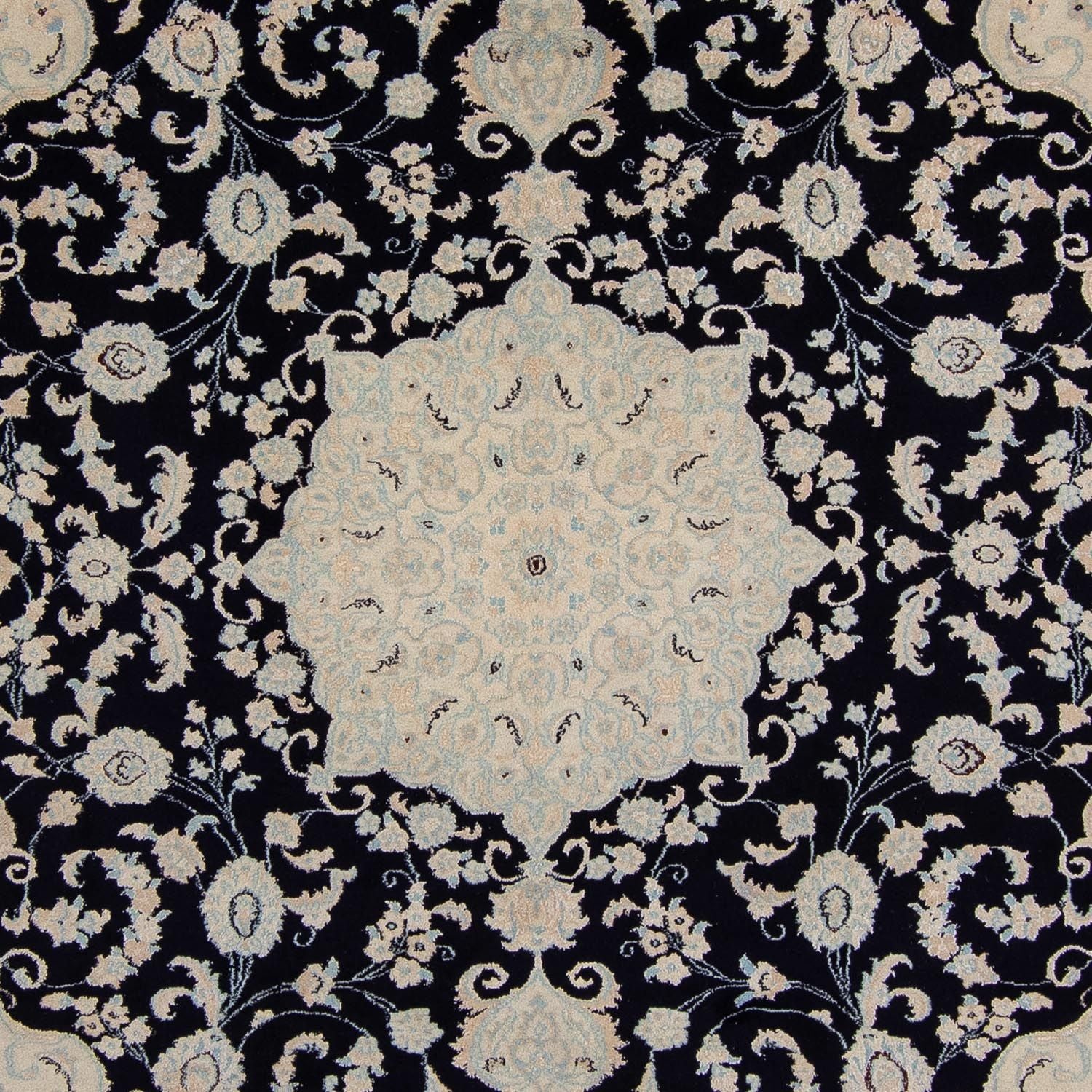 Tappeto Persero - Nain - 348 x 248 cm - blu scuro