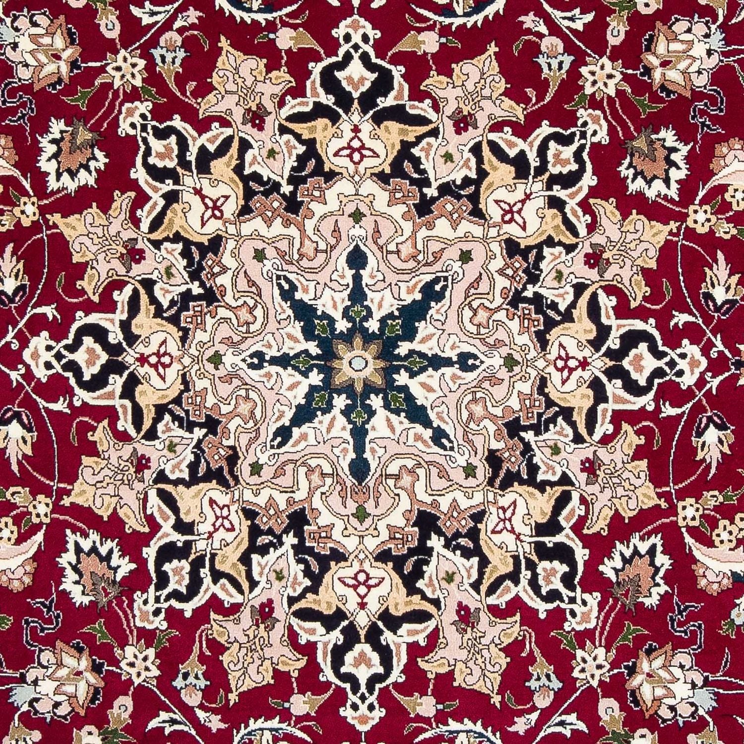 Tappeto Persero - Tabriz - Reale - 302 x 206 cm - rosso scuro