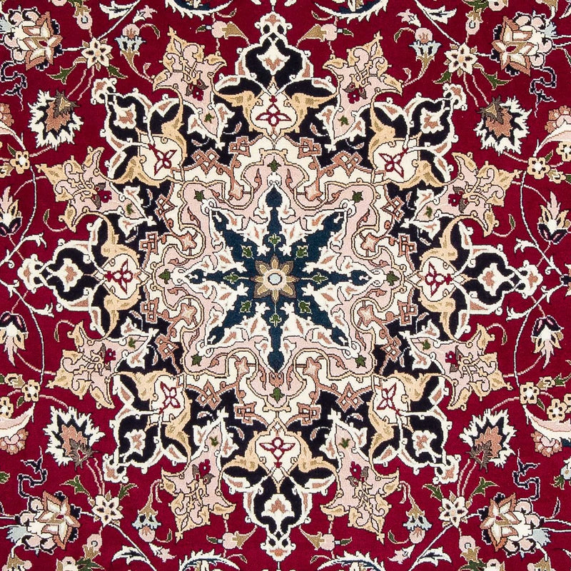 Tappeto Persero - Tabriz - Reale - 302 x 206 cm - rosso scuro