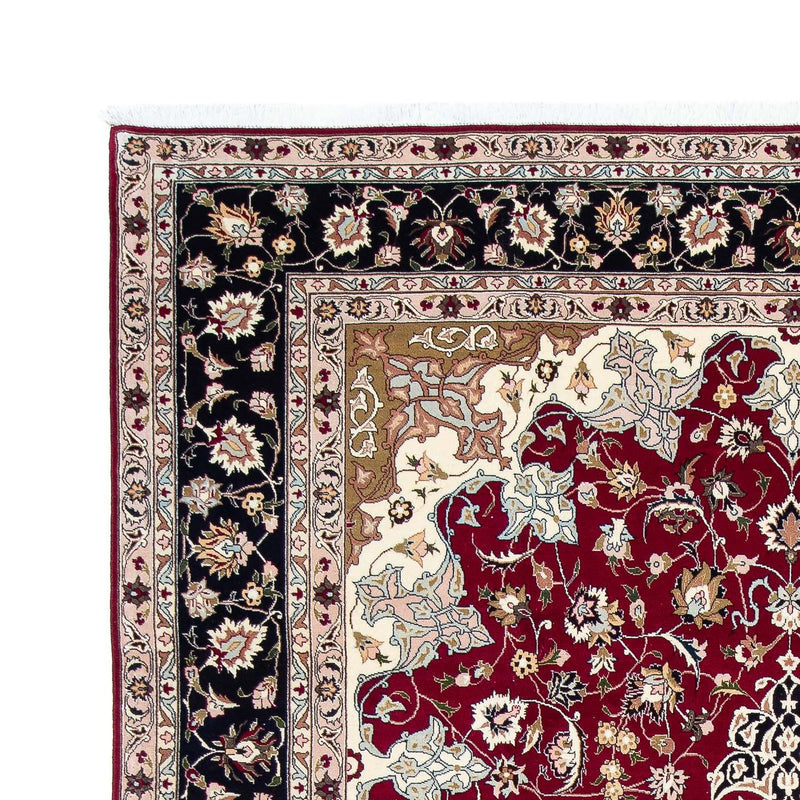 Tappeto Persero - Tabriz - Reale - 302 x 206 cm - rosso scuro