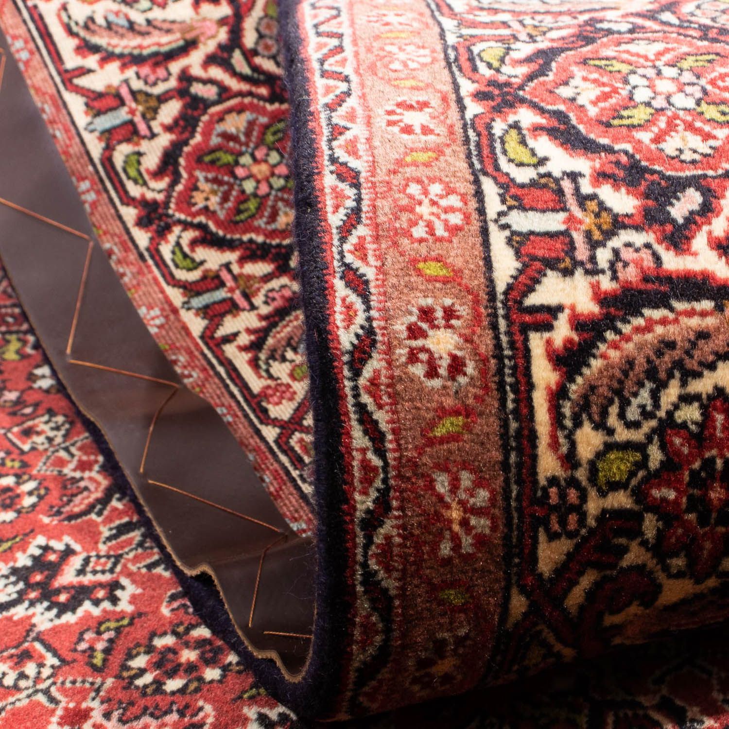 Tappeto Persero - Bidjar - 205 x 141 cm - rosso scuro