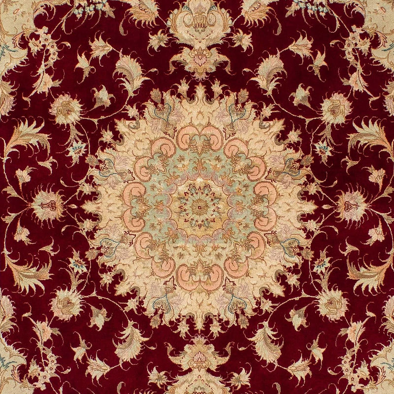 Tappeto Persero - Tabriz - Reale - 200 x 153 cm - rosso scuro