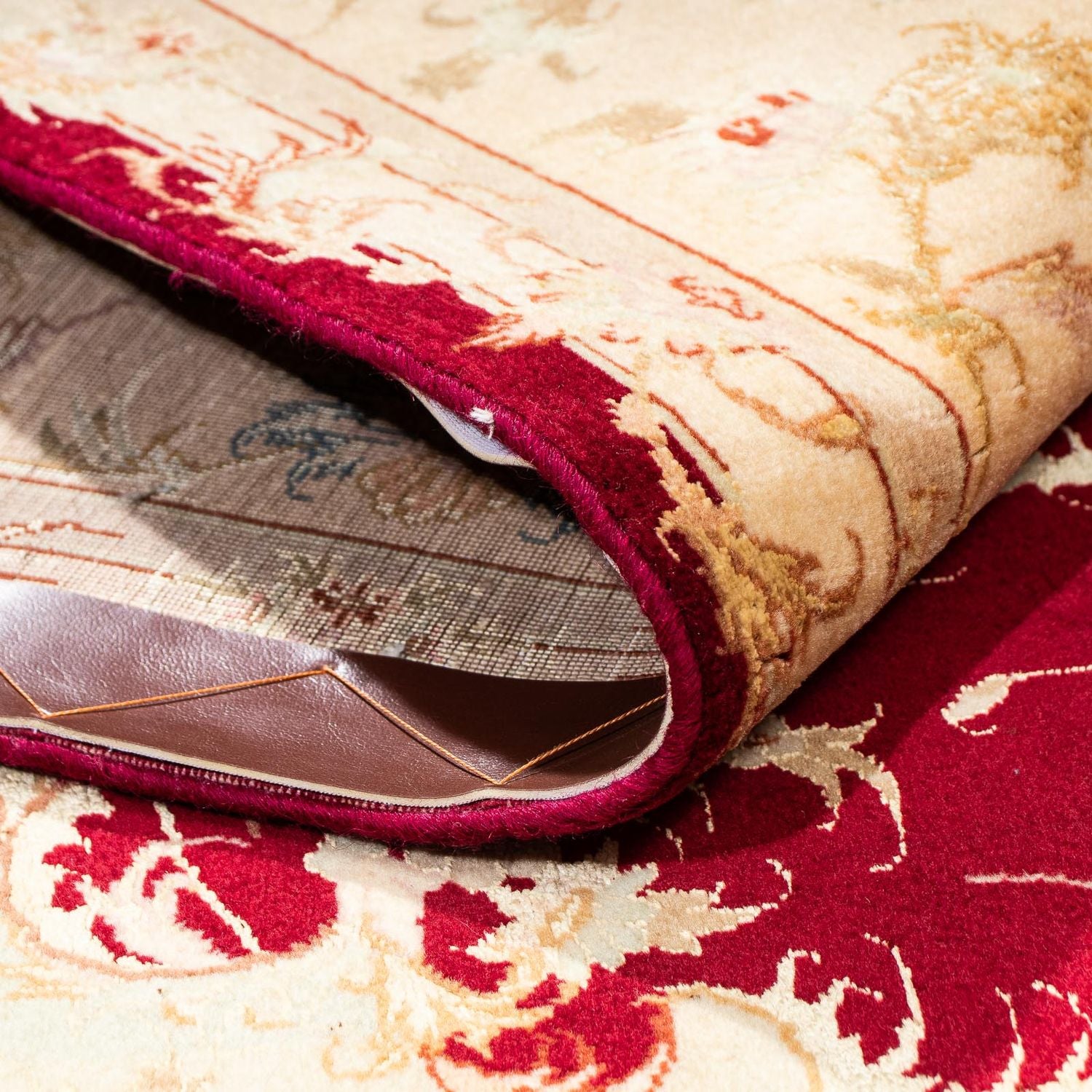 Tappeto Persero - Tabriz - Reale - 200 x 153 cm - rosso scuro