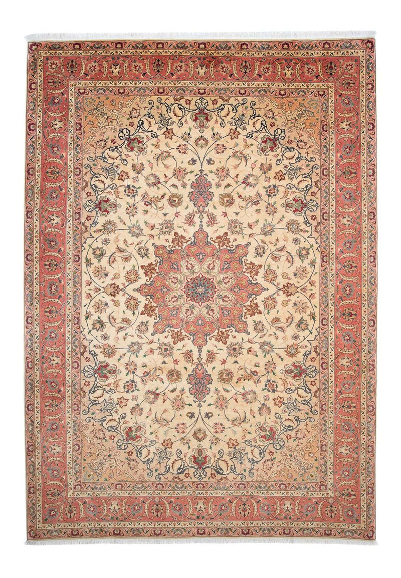 Tappeto Persero - Tabriz - Reale - 297 x 202 cm - marrone chiaro