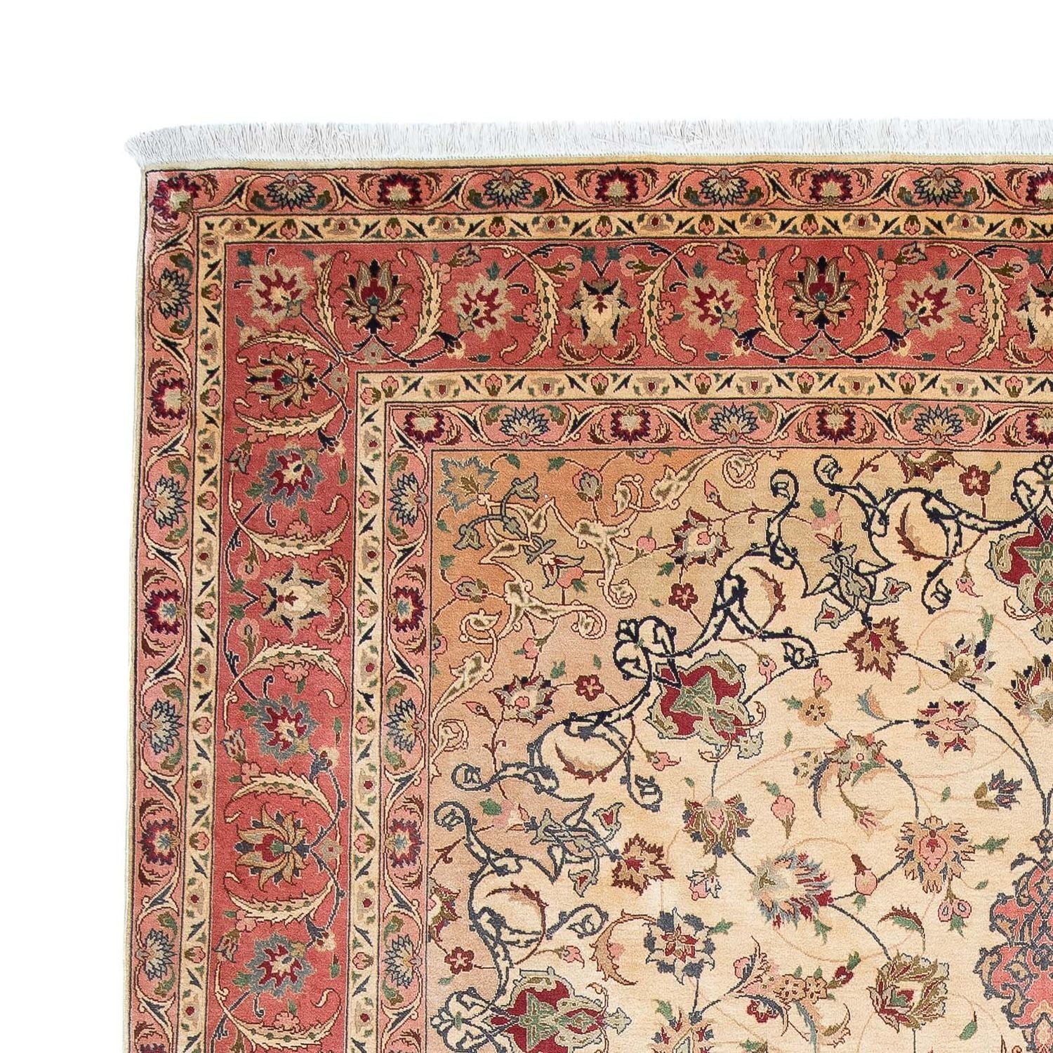 Tappeto Persero - Tabriz - Reale - 297 x 202 cm - marrone chiaro