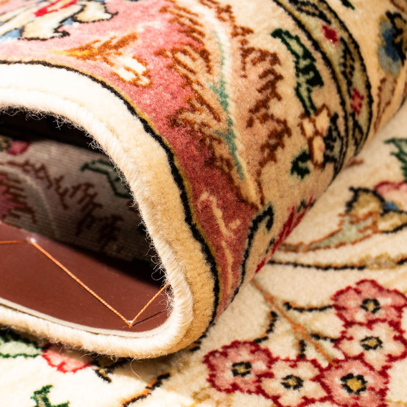 Tappeto corsia Tappeto Persero - Tabriz - Reale - 299 x 68 cm - beige