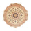Tappeto Persero - Tabriz - Reale rotondo  - 150 x 150 cm - beige