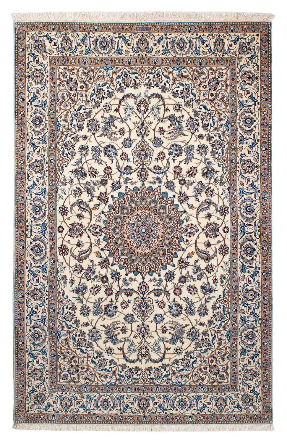 Tappeto Persero - Nain - Premio - 194 x 128 cm - beige