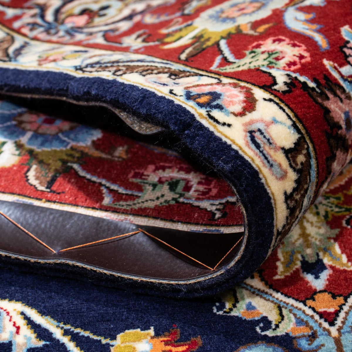 Tappeto Persero - Ghom - 198 x 142 cm - blu scuro