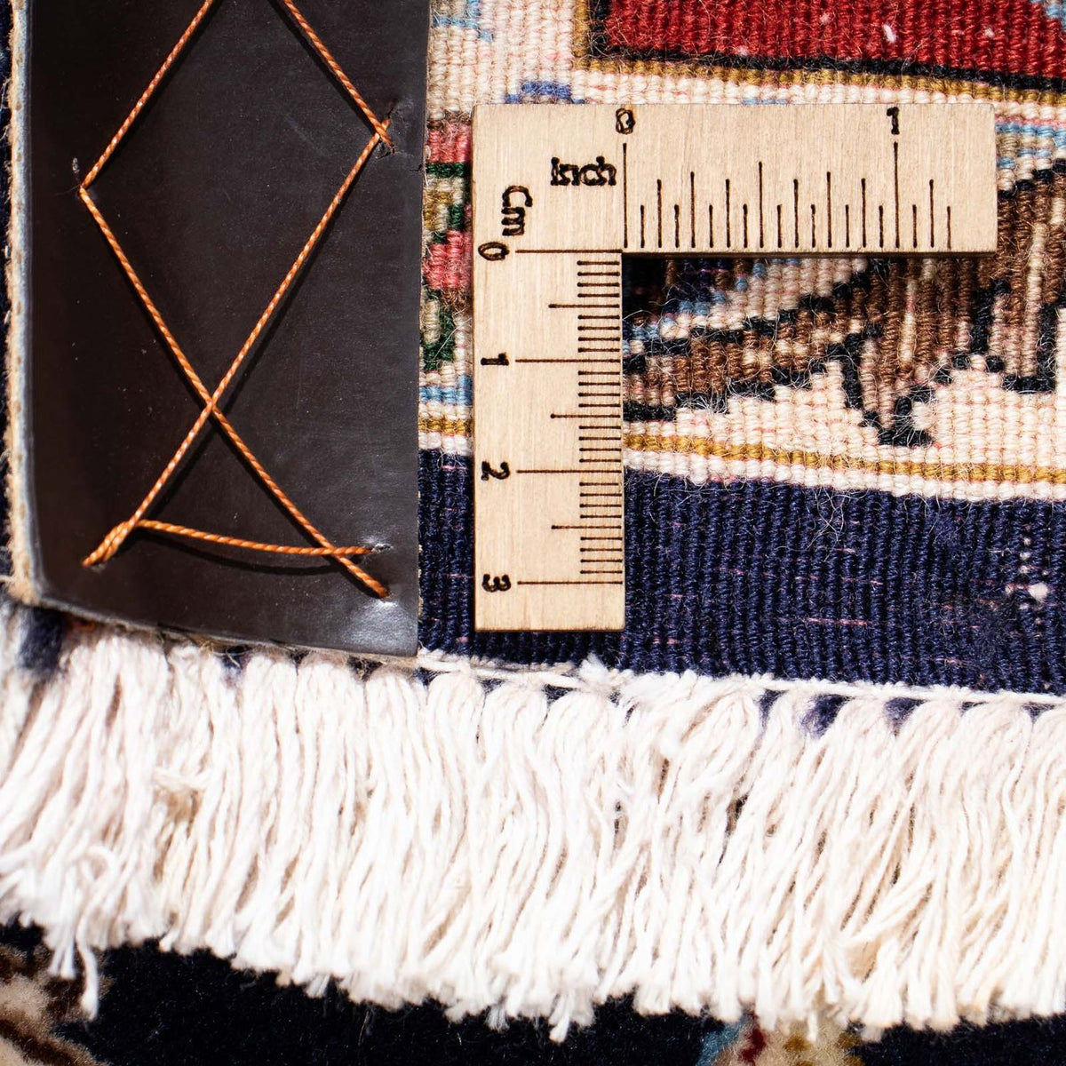 Tappeto Persero - Ghom - 198 x 142 cm - blu scuro