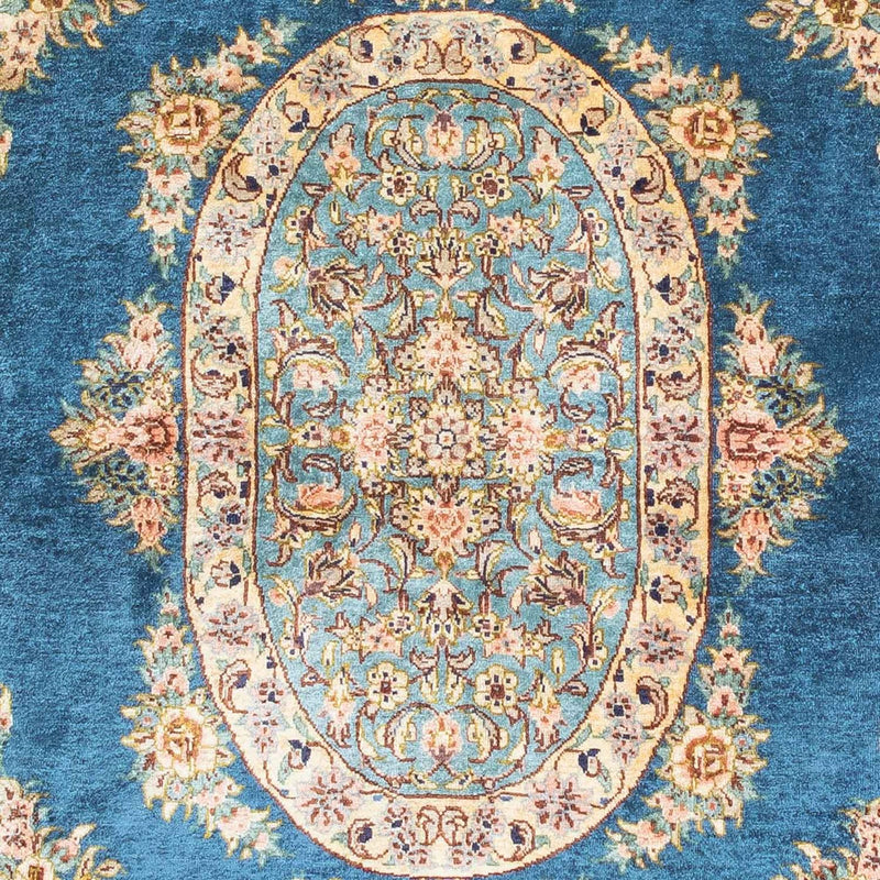 Tappeto Persero - Ghom - 121 x 80 cm - blu scuro