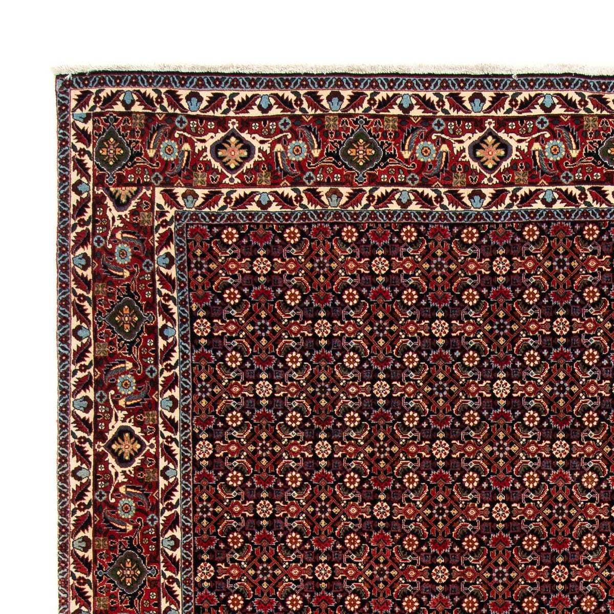 Tappeto Persero - Bidjar - 248 x 205 cm - rosso scuro