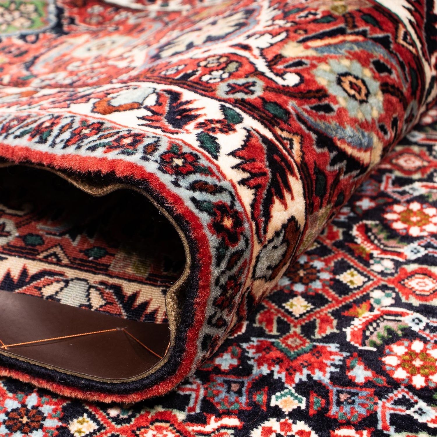 Tappeto Persero - Bidjar - 248 x 205 cm - rosso scuro