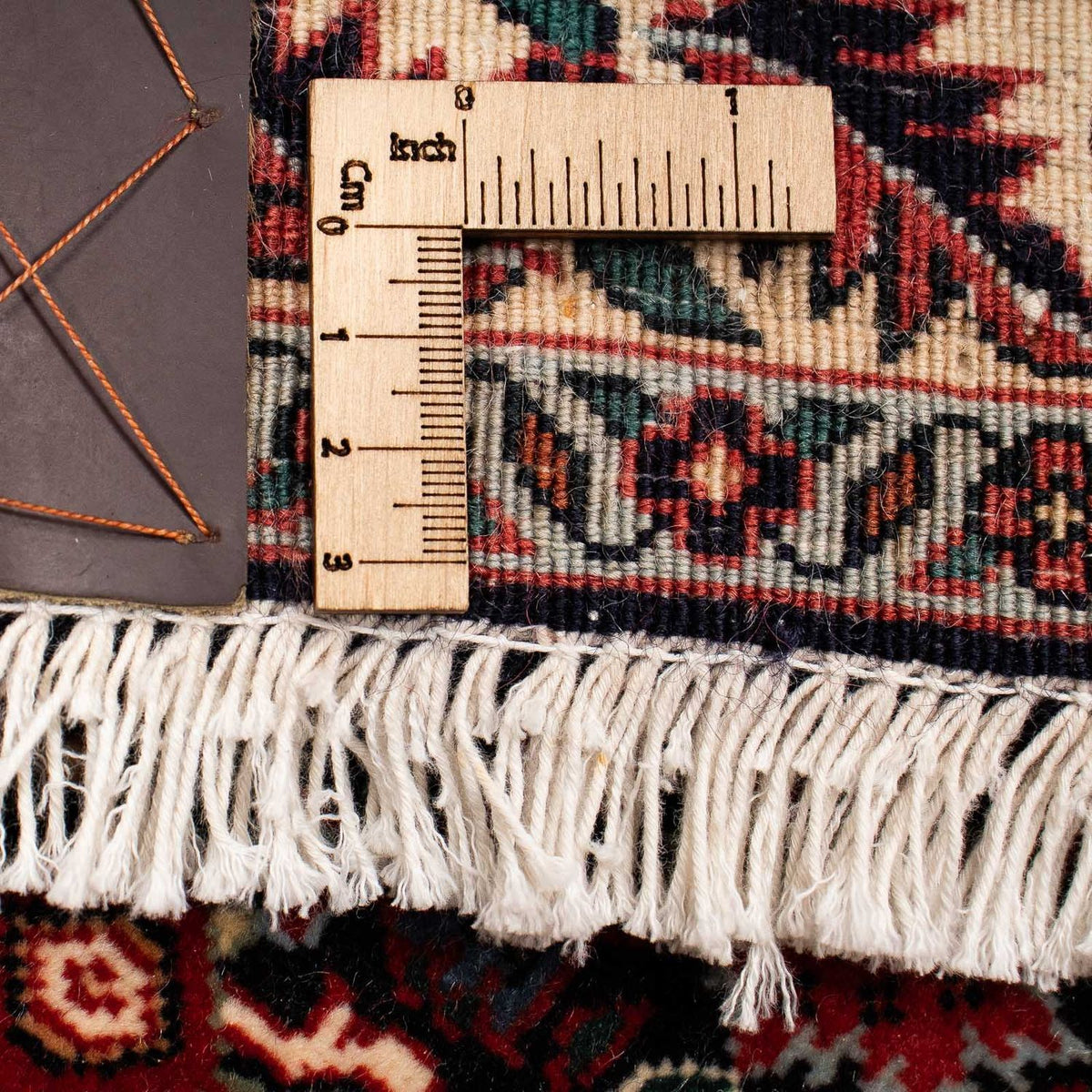 Tappeto Persero - Bidjar - 248 x 205 cm - rosso scuro