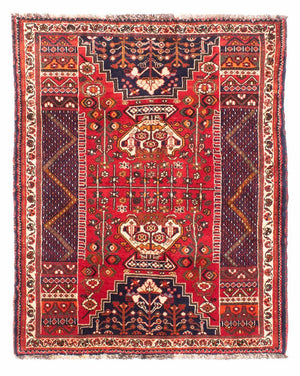 Tappeto Persero - Nomade - 135 x 107 cm - rosso scuro