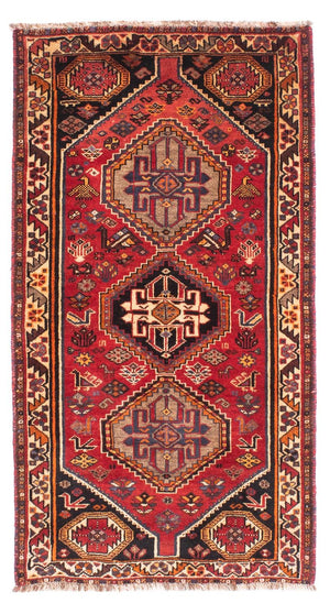 Tappeto Persero - Nomade - 161 x 88 cm - rosso scuro