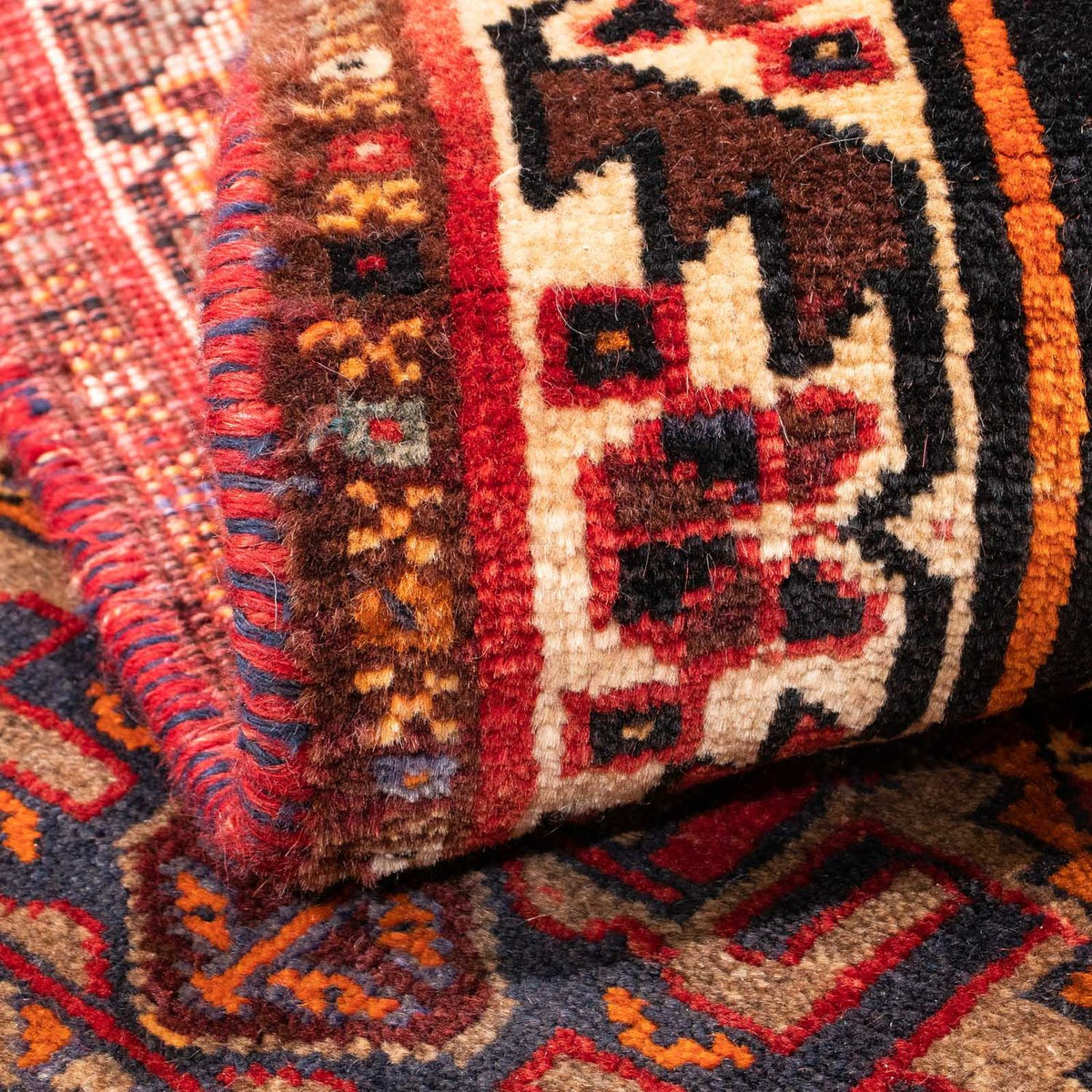 Tappeto Persero - Nomade - 161 x 88 cm - rosso scuro