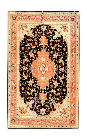 Tappeto Persero - Tabriz - Reale - 161 x 101 cm - nero