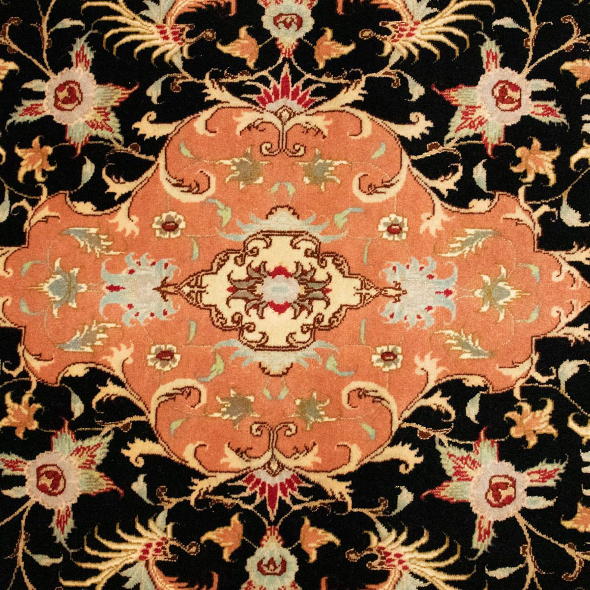 Tappeto Persero - Tabriz - Reale - 161 x 101 cm - nero