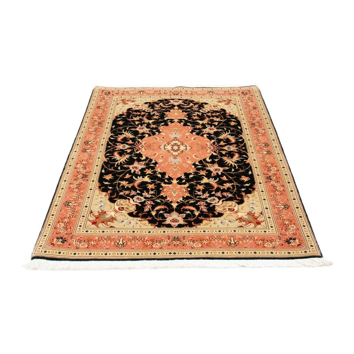Tappeto Persero - Tabriz - Reale - 161 x 101 cm - nero