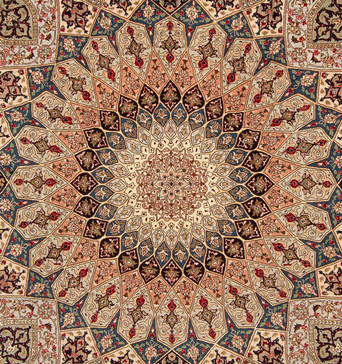 Tappeto Persero - Tabriz - Reale - 256 x 205 cm - multicolore