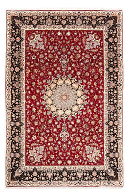 Tappeto Persero - Tabriz - Reale - 303 x 202 cm - rosso scuro