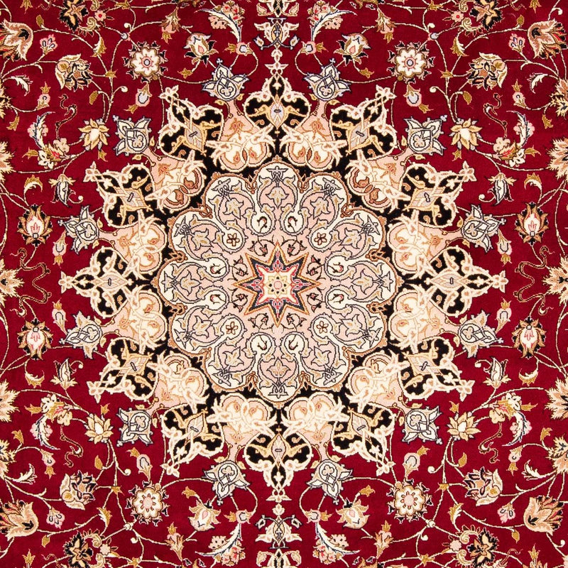 Tappeto Persero - Tabriz - Reale - 303 x 202 cm - rosso scuro