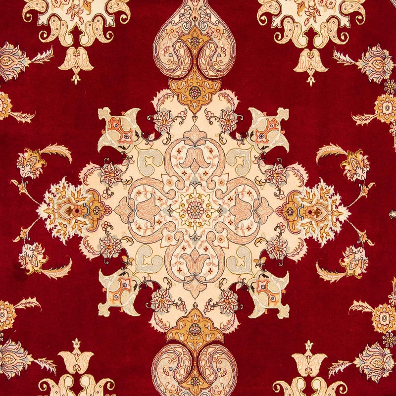 Tappeto Persero - Tabriz - Reale - 312 x 200 cm - rosso scuro
