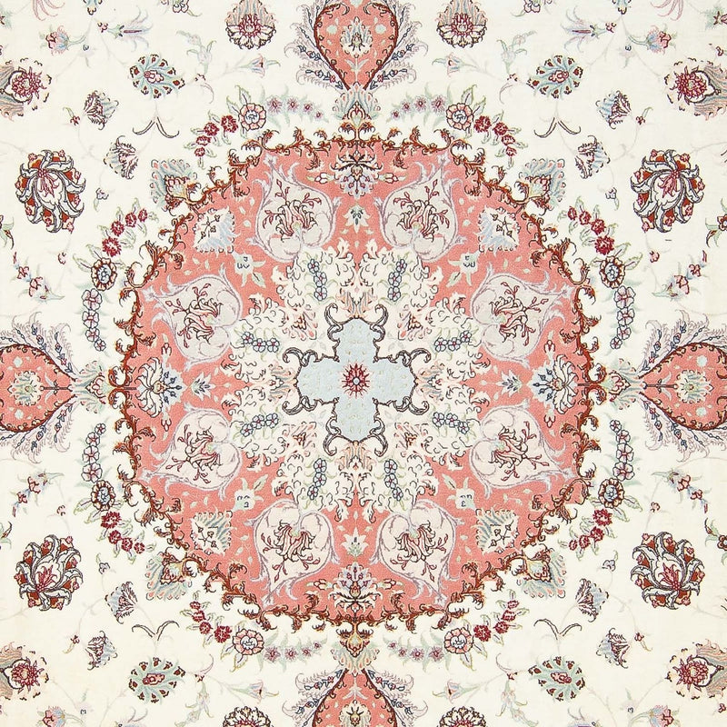 Tappeto Persero - Tabriz - Reale quadrato  - 309 x 295 cm - beige