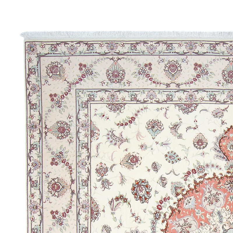 Tappeto Persero - Tabriz - Reale quadrato  - 309 x 295 cm - beige