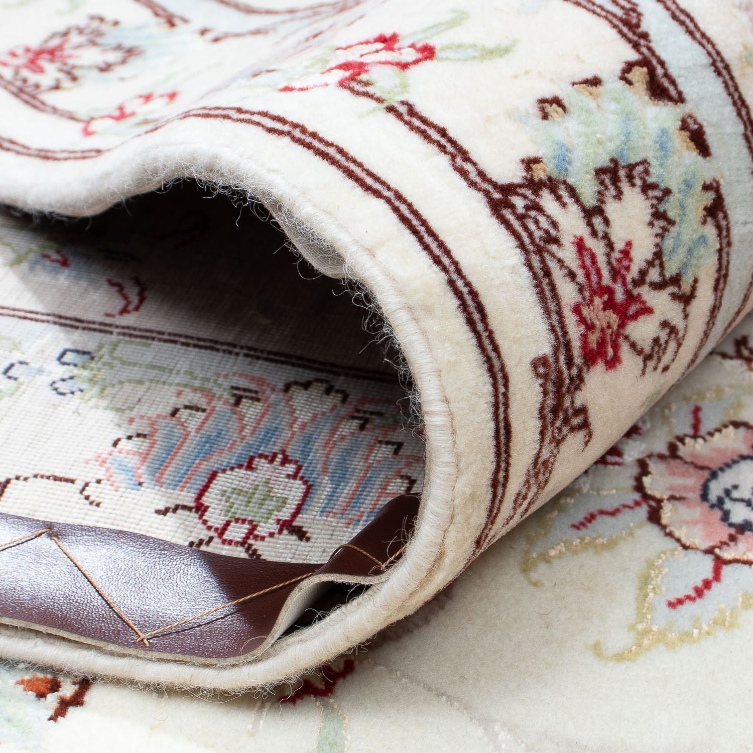 Tappeto Persero - Tabriz - Reale quadrato  - 309 x 295 cm - beige
