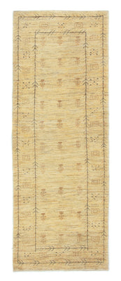 Tappeto corsia Tappeto Gabbeh - Persero - 236 x 85 cm - beige
