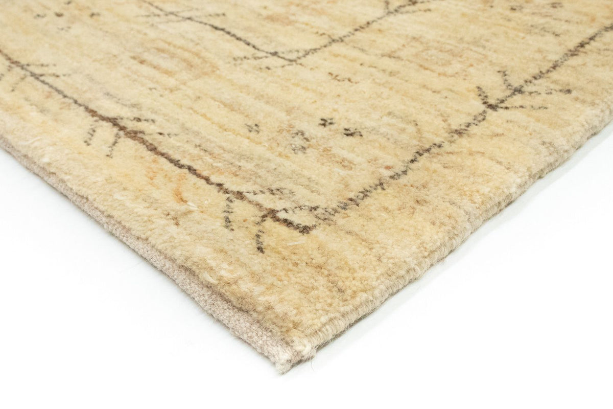 Tappeto corsia Tappeto Gabbeh - Persero - 236 x 85 cm - beige